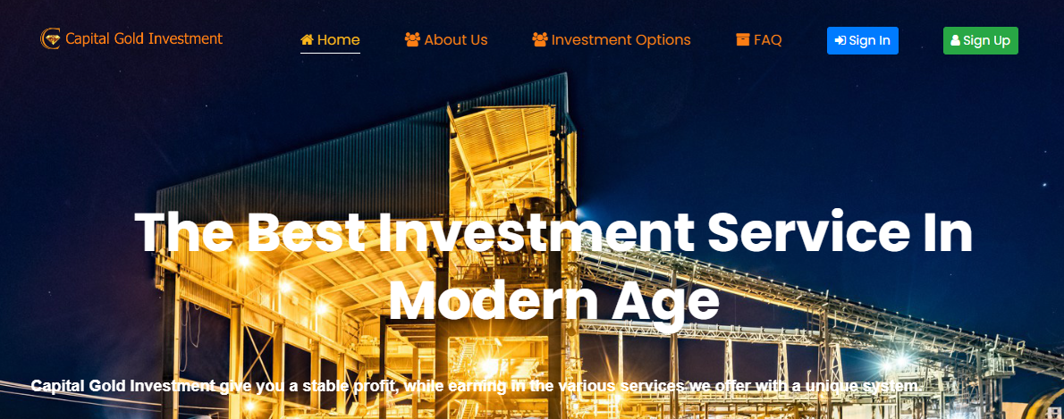 Capital Gold Investment Review